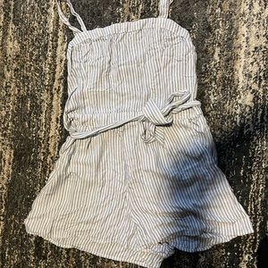 Striped romper